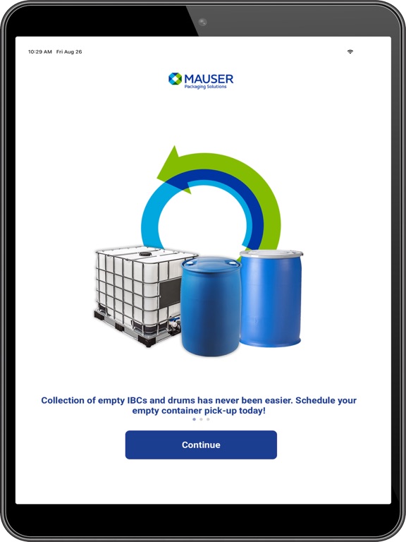 Mauser Packaging Solutions iPad  スクリーンショット