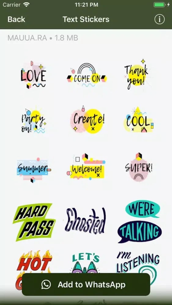Capturas de tela do Santa Claus Stickerzzz