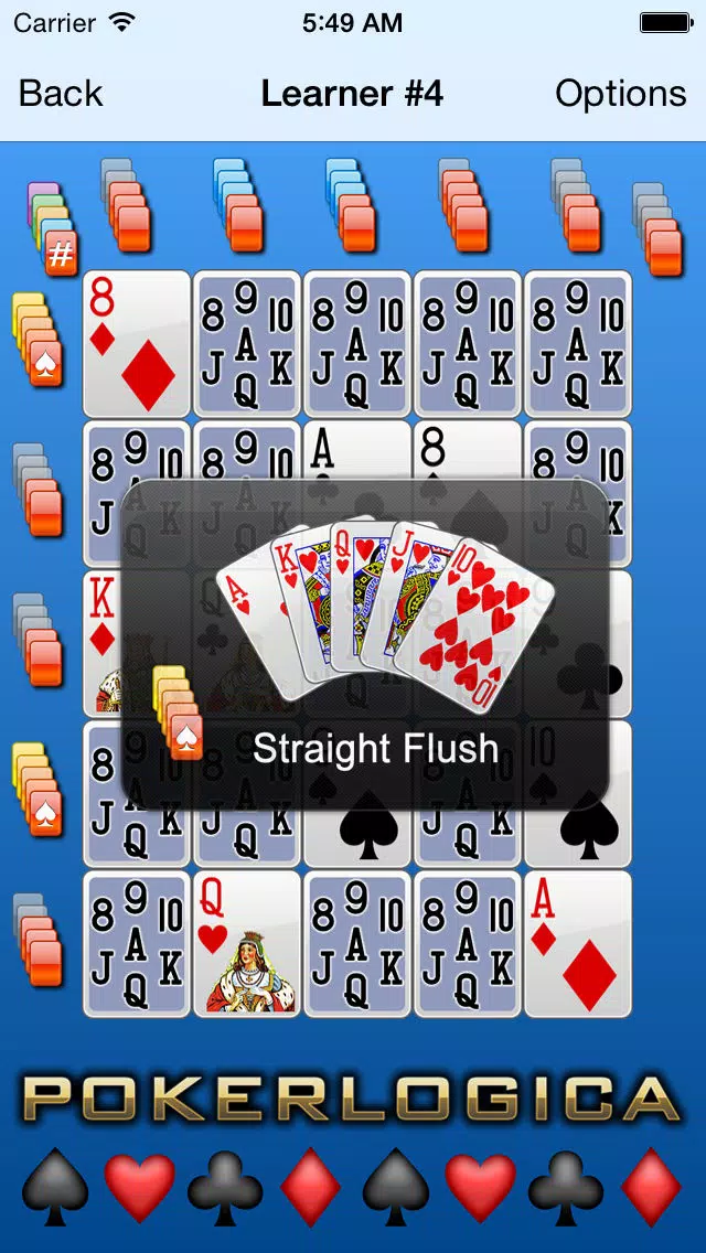 Zrzuty ekranu PokerLogica