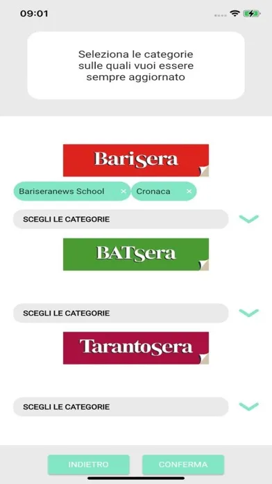 Capturas de pantalla de ItaliaViva