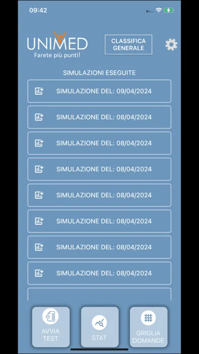 Tangkapan skrin Unimed Simulator