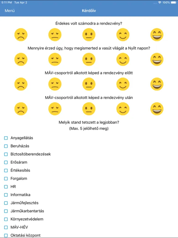 Screenshot di Nyílt nap iPad 