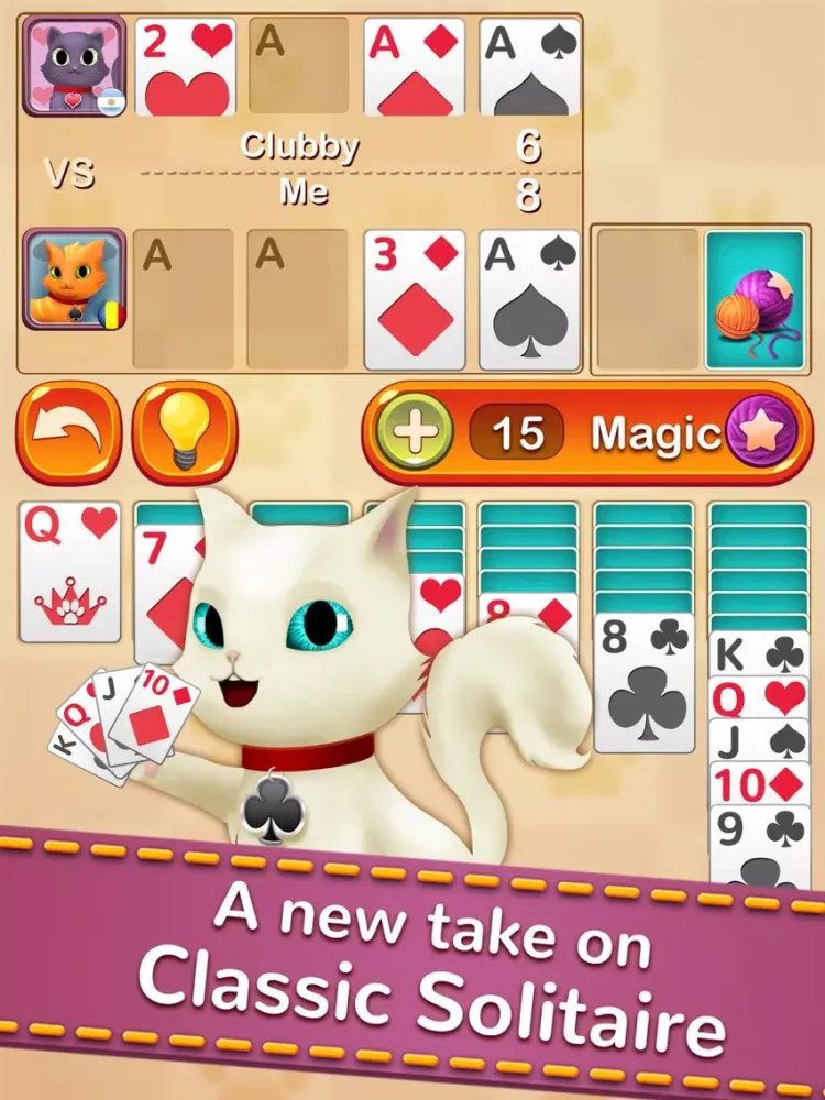 Скриншоты Solitaire Cats iPad 