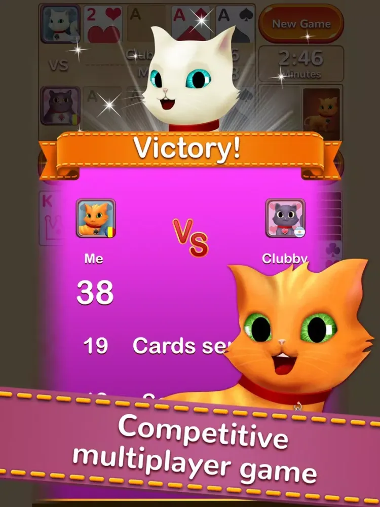 Скриншоты Solitaire Cats iPad 