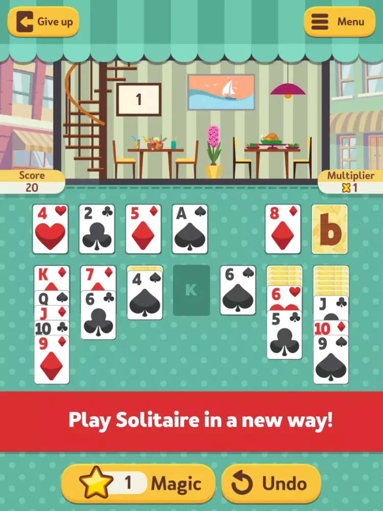 تصاویر Solitaire Bistro iPad 