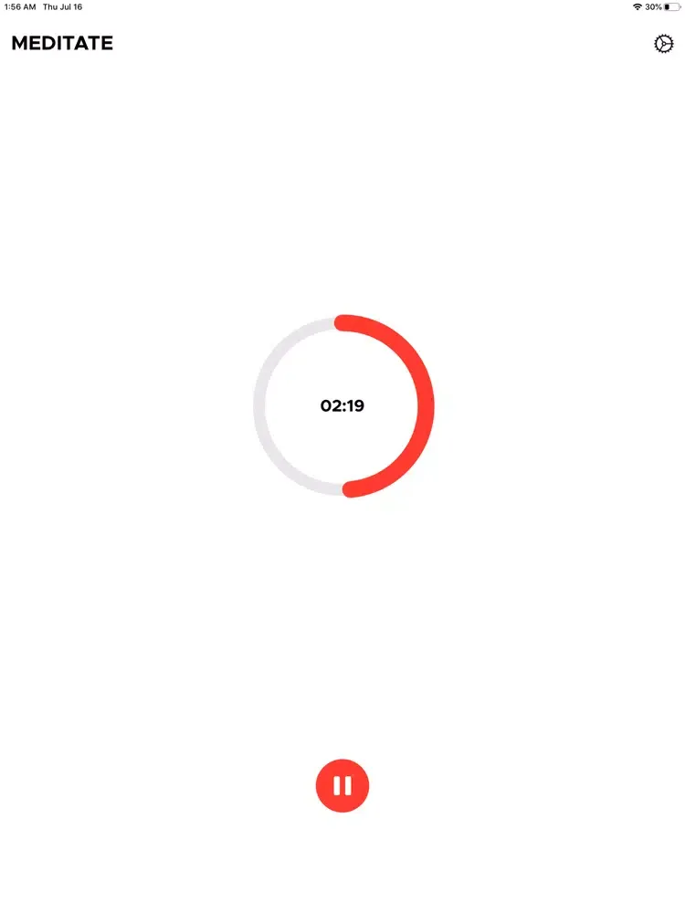 Simple Mindful Meditation iPad 应用截图