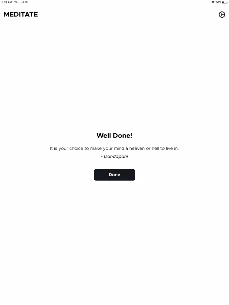 Simple Mindful Meditation iPad  Ekran Görüntüleri