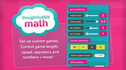 ภาพหน้าจอของ Thoughtbubble Math