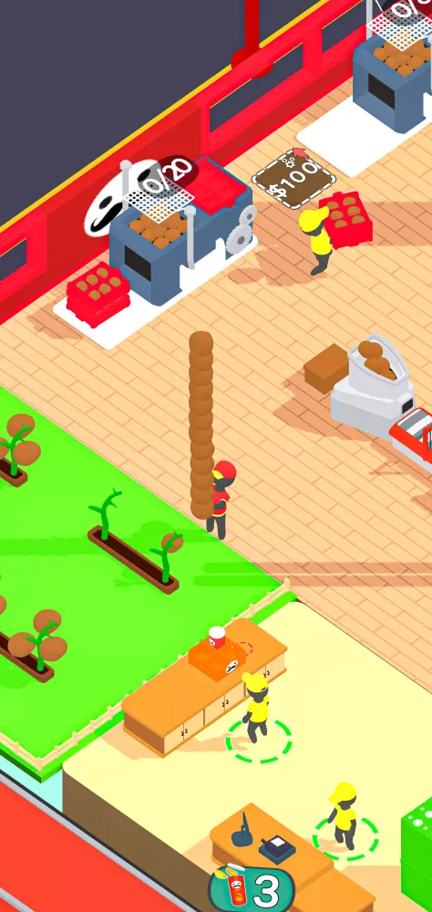 Ảnh chụp màn hình của Chips Factory - Tycoon Game