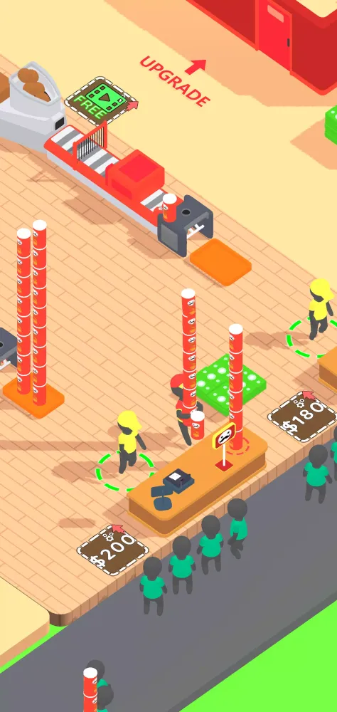 Ảnh chụp màn hình của Chips Factory - Tycoon Game