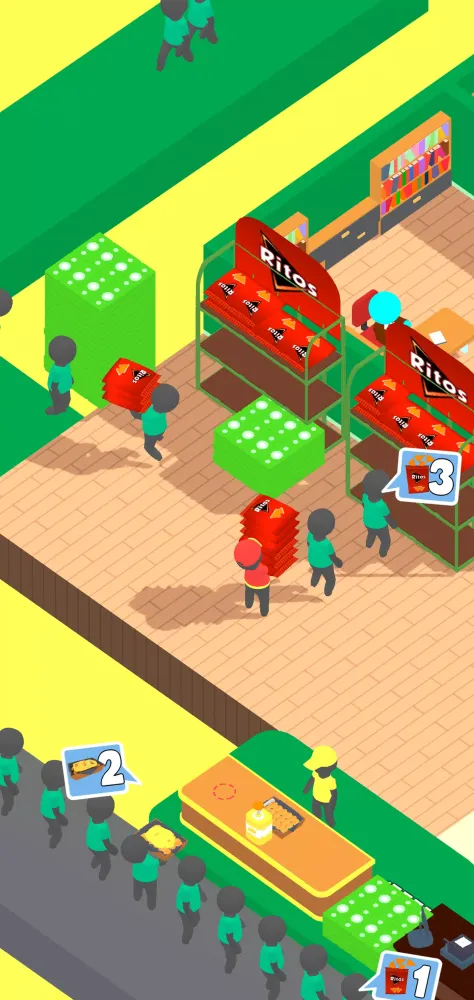 Ảnh chụp màn hình của Chips Factory - Tycoon Game