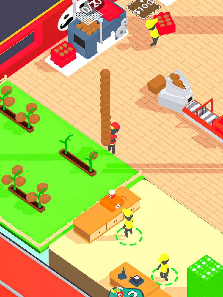 Ảnh chụp màn hình của Chips Factory - Tycoon Game