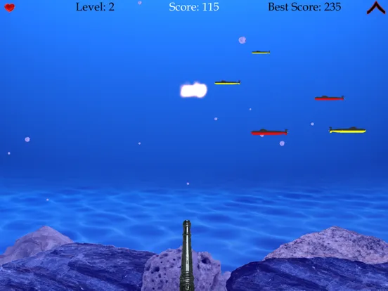 Tangkapan skrin Submarine Warfare iPad 