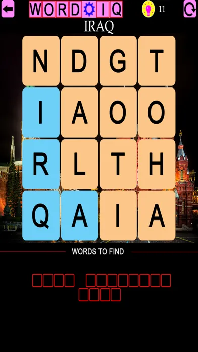 ภาพหน้าจอของ Word IQ Countries and Capitals