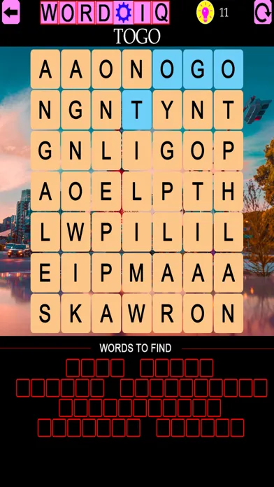 ภาพหน้าจอของ Word IQ Countries and Capitals