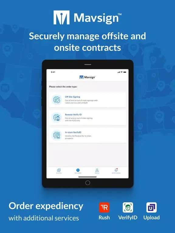 Capturas de tela do Mavsign: Offsite Contracts iPad 