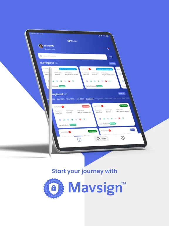 ภาพหน้าจอของ Mavsign 2.0 - Instore IDCheck iPad 