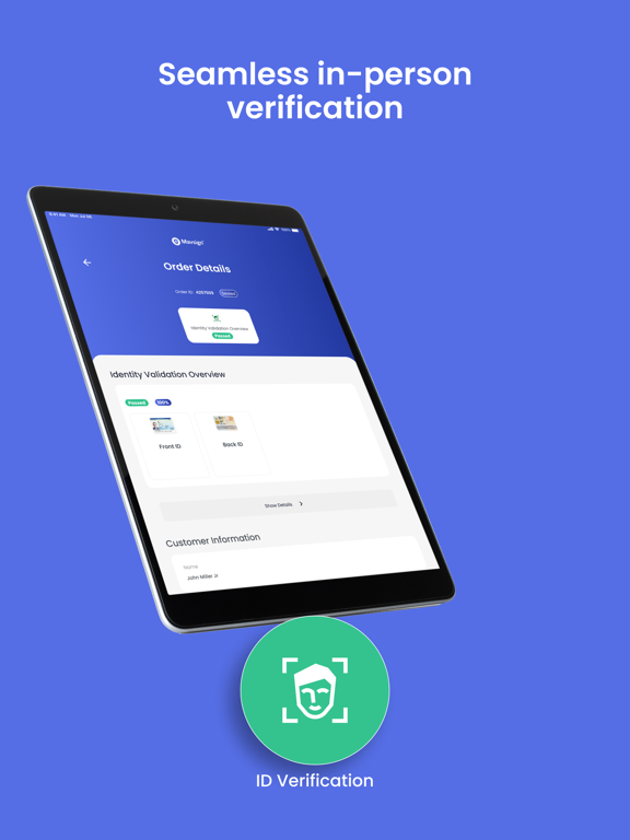 Tangkapan skrin Mavsign 2.0 - Instore IDCheck iPad 