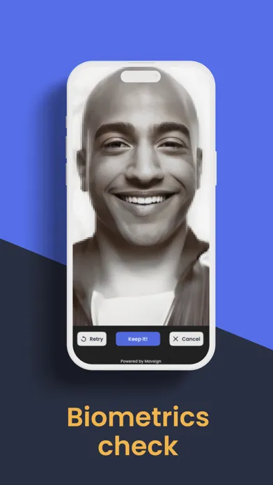 ภาพหน้าจอของ Mavsign 2.0 - Instore IDCheck