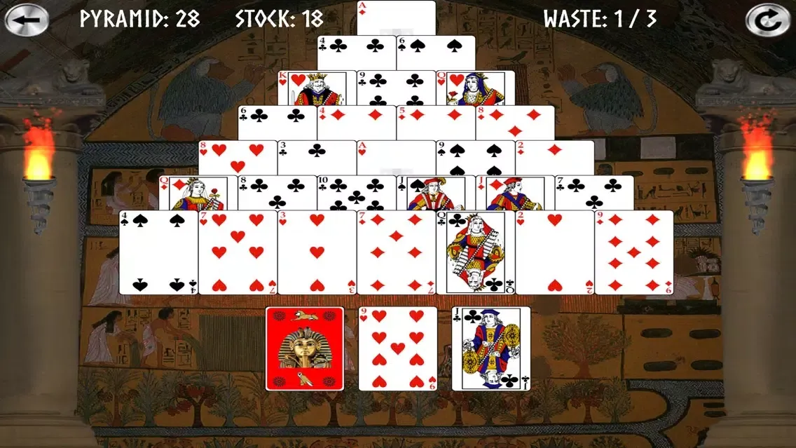 Capturas de tela do Pyramid Solitaire Premium - Plus