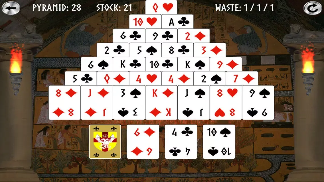 Capturas de tela do Pyramid Solitaire Premium - Plus