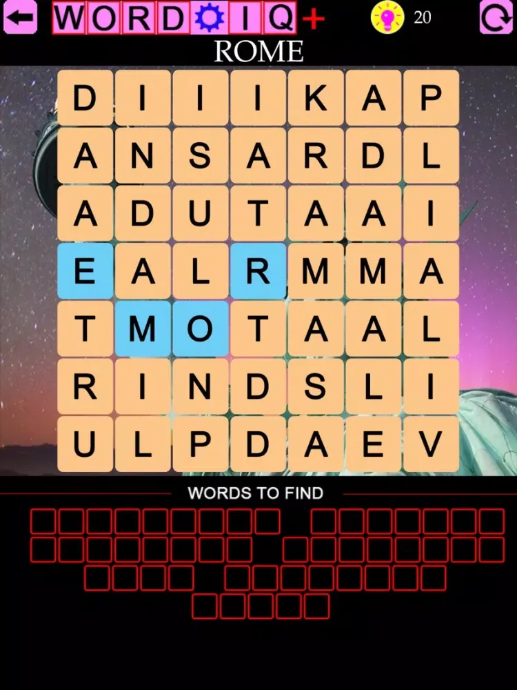Zrzuty ekranu Word IQ Country & Capital Plus iPad 