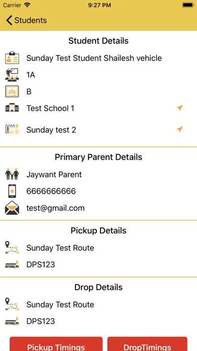 TrackoParent Screenshots