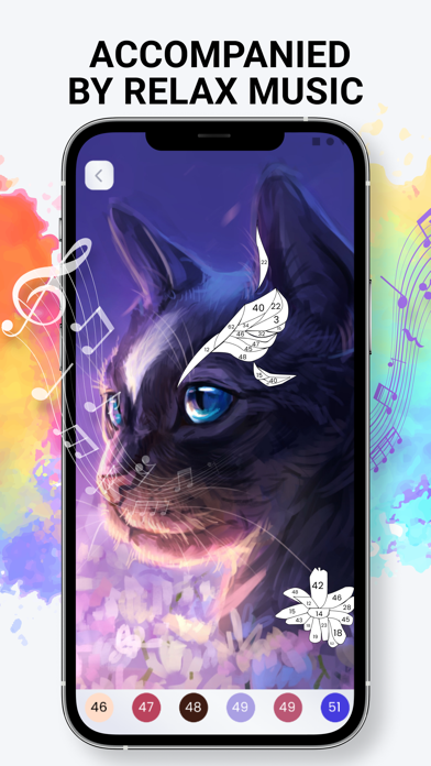 Coloring book Color by number スクリーンショット