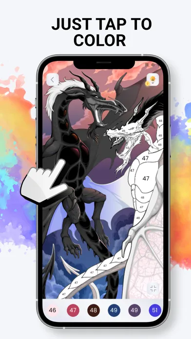 Coloring book Color by number应用截图