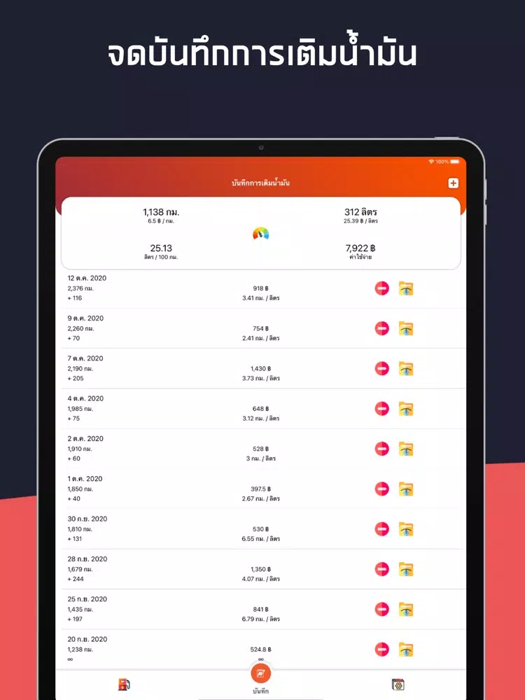 ราคาน้ำมัน - Thai Oil iPad  سکرین شاٹس