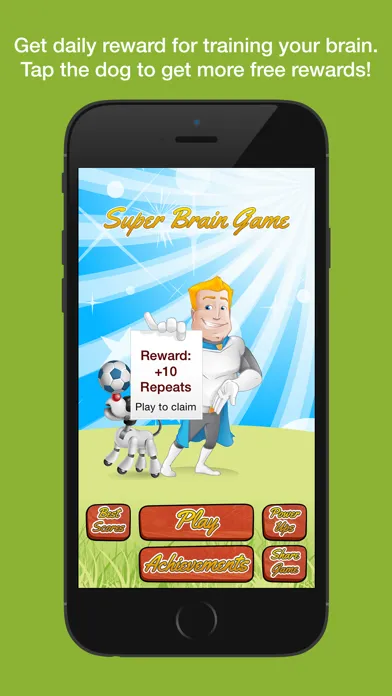 Capturas de tela do Super Brain Game - Simple Cognitive Training to Help Improve Your Memory