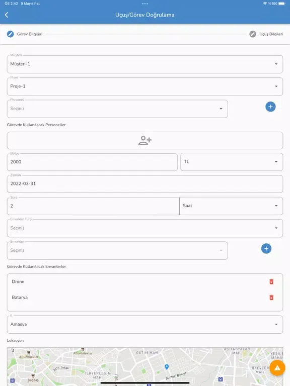 Capturas de tela do SeyirDefteri:Uçuş Yönetimi iPad 