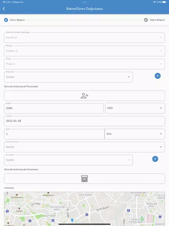 Capturas de tela do SeyirDefteri:Uçuş Yönetimi iPad 