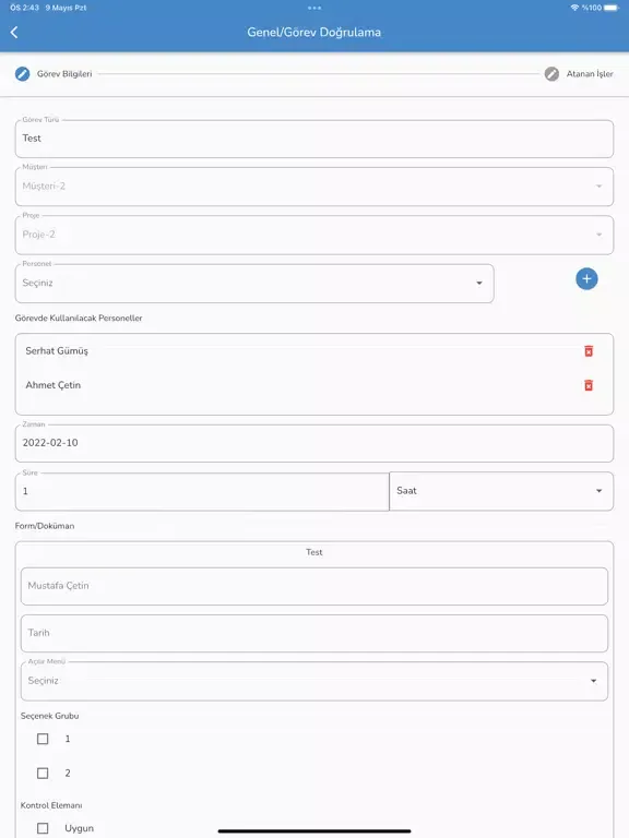 Capturas de tela do SeyirDefteri:Uçuş Yönetimi iPad 