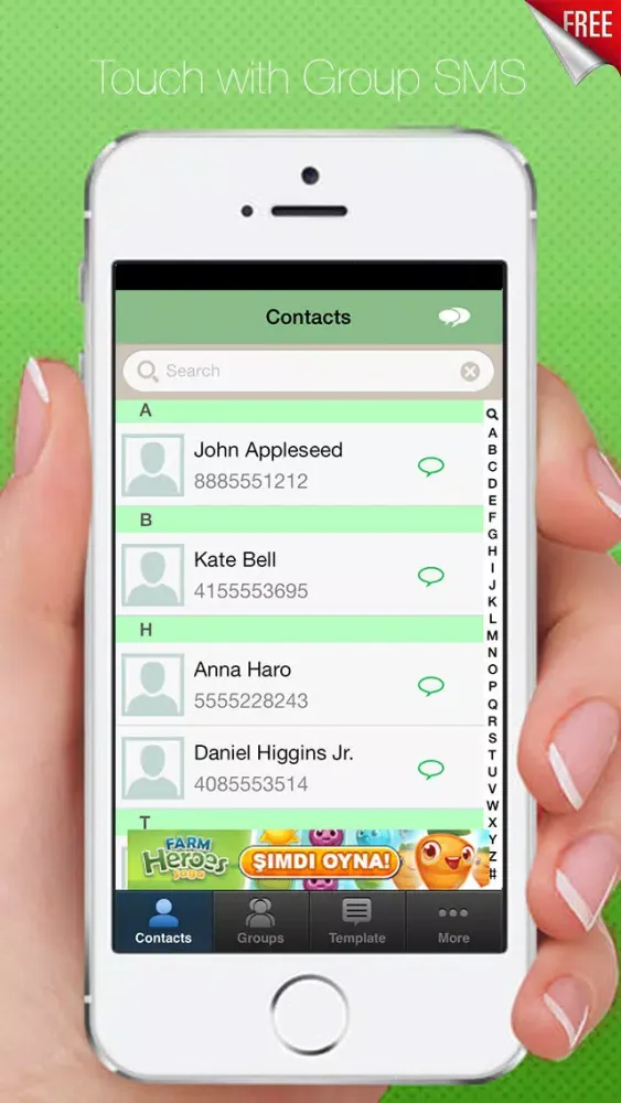 Group SMS Free. スクリーンショット