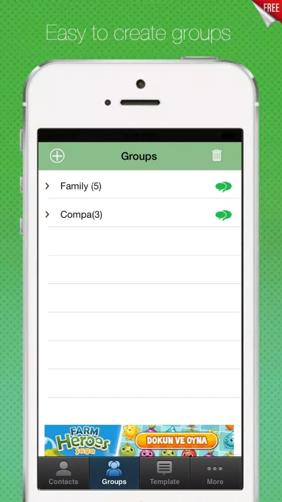 Group SMS Free. スクリーンショット