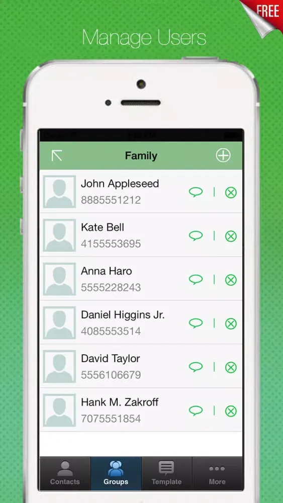 Group SMS Free. スクリーンショット
