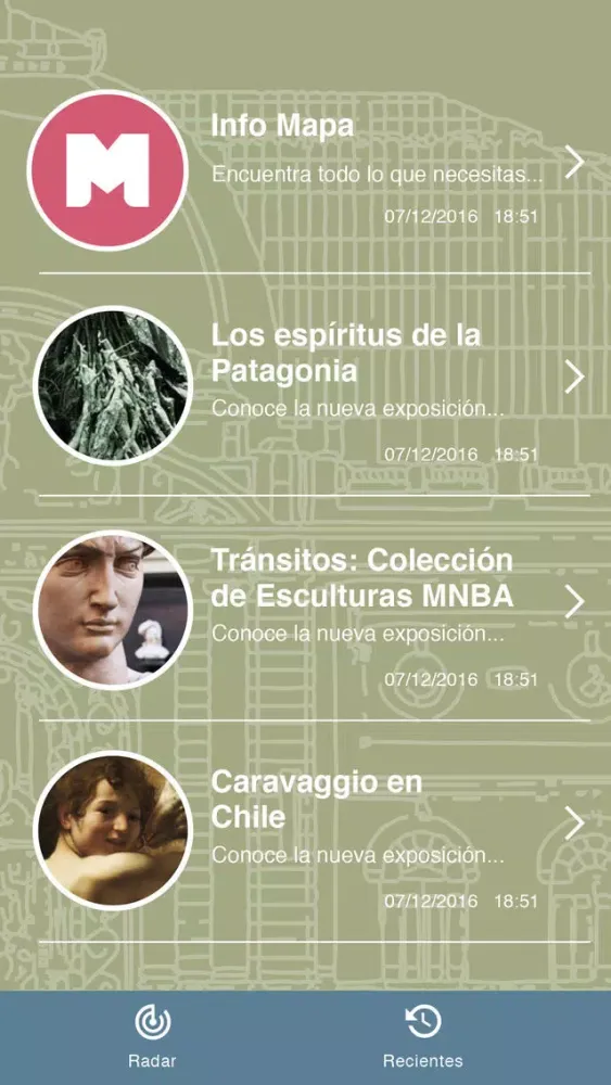 Capturas de pantalla de MNBAChile