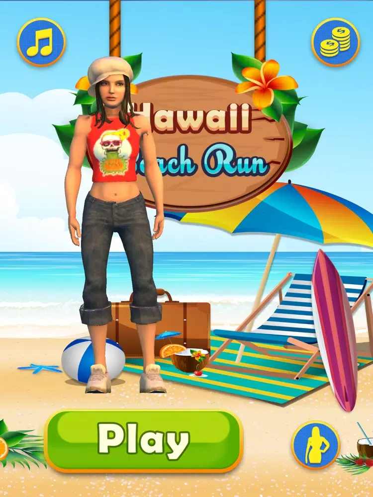 Hawaii Beach Run iPad  Screenshots