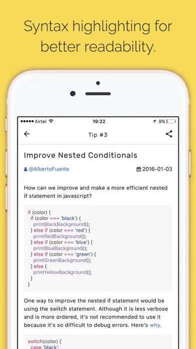 JsTips - Short Javascript Tips スクリーンショット