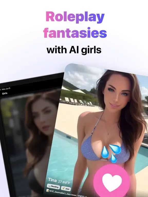 DreamGF AI Girlfriend Chat iPad  Screenshots
