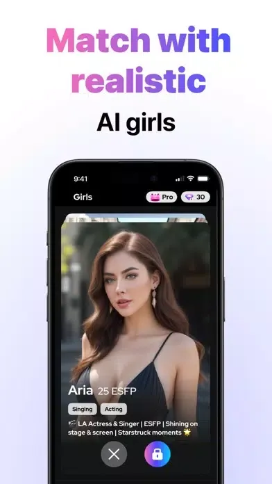 DreamGF AI Girlfriend Chat Screenshots
