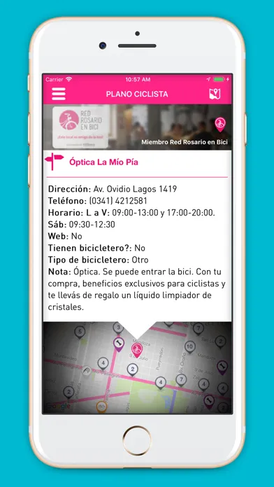 Zrzuty ekranu Rosario en Bici