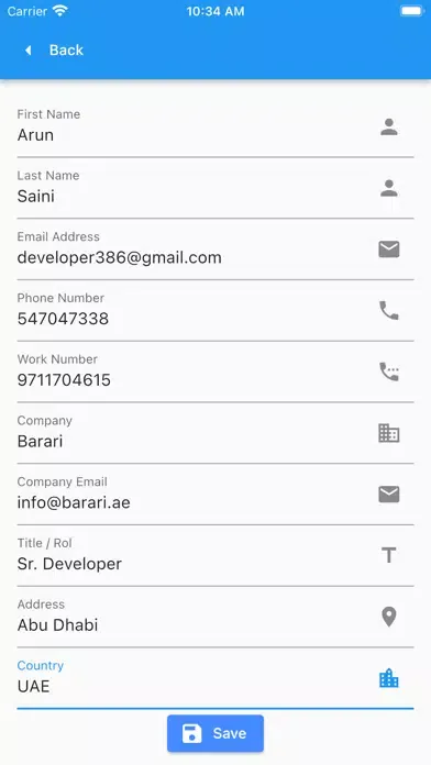 صور Mawaridhi vCard Generator