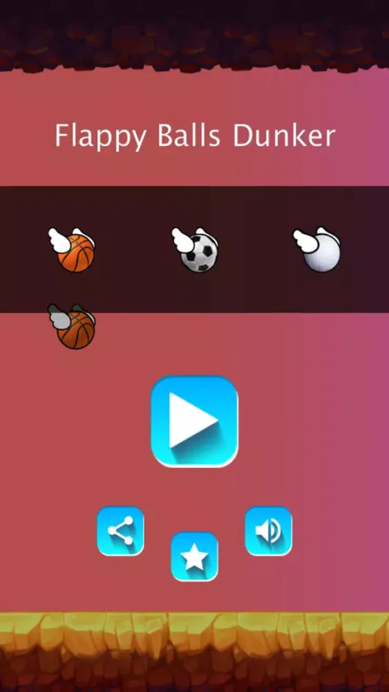 Captures d'écran de Flappy Balls Dunker