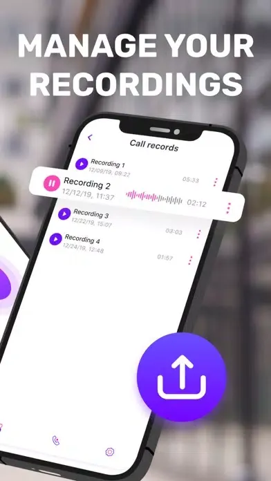 Phone call recorder – acr tape Screenshots