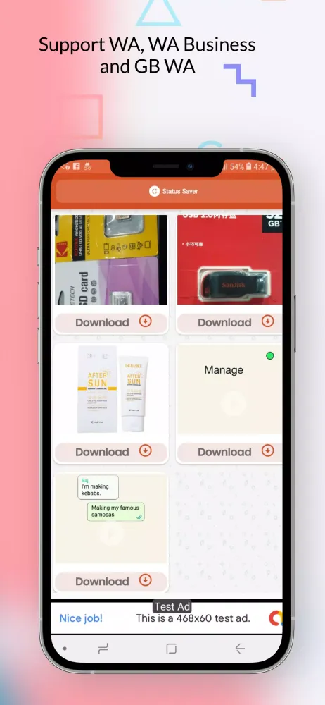 Status App - Image Video Saver Screenshots