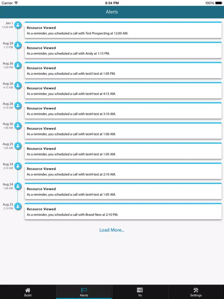 Tangkapan skrin The Max App System iPad 