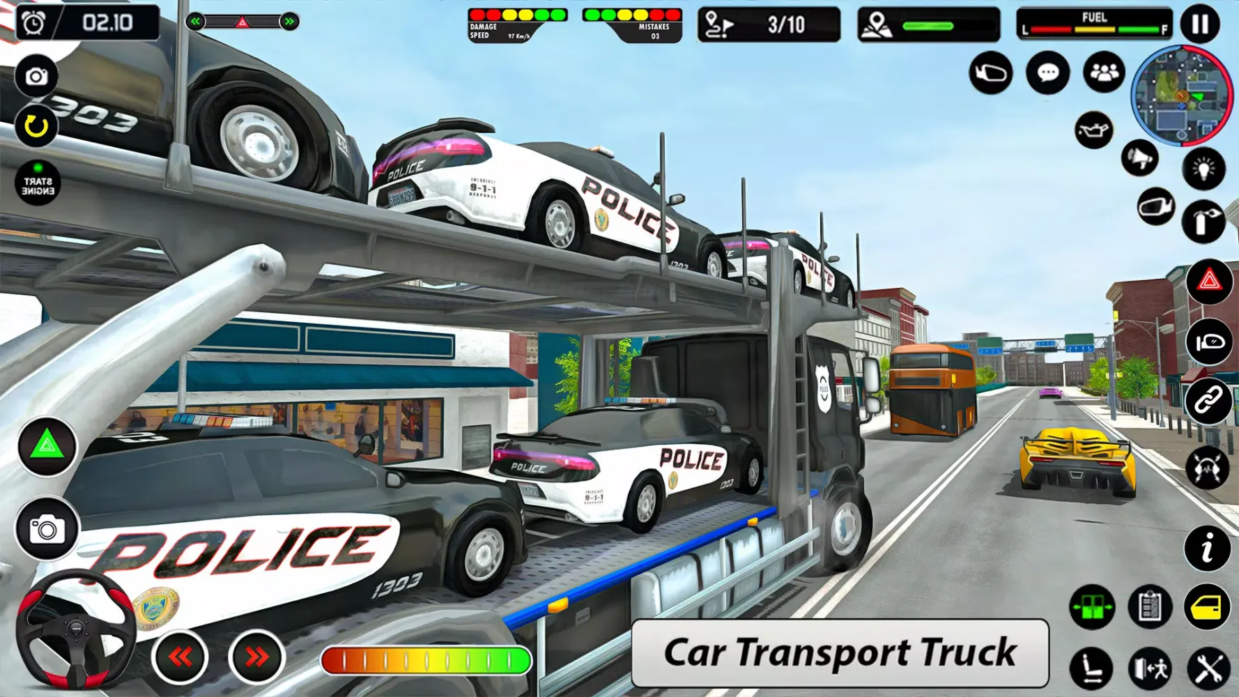 Police Transports Car Parking Screenshots