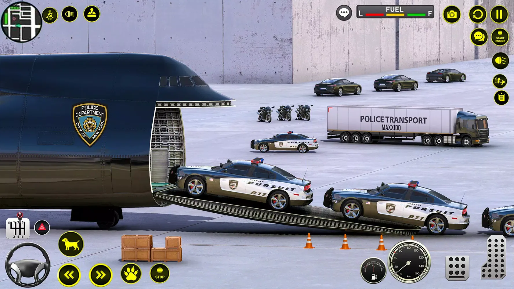 Police Transports Car Parking Screenshots